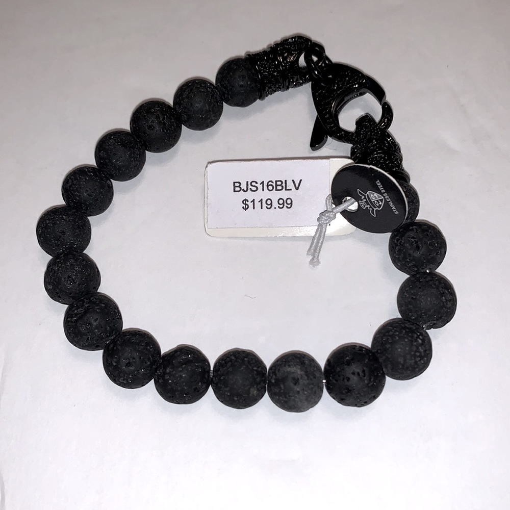 BLACKJACK Mens Bracelet - BJS16BLV - NWT - Picture 4 of 4